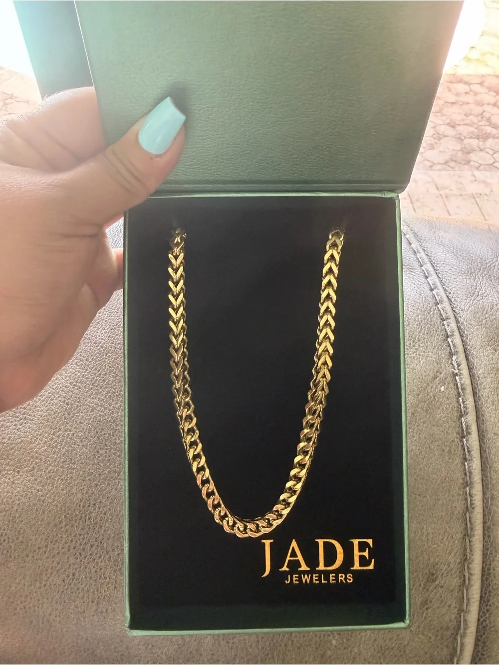 Gold Chain Necklace - Classic Cuban Link
